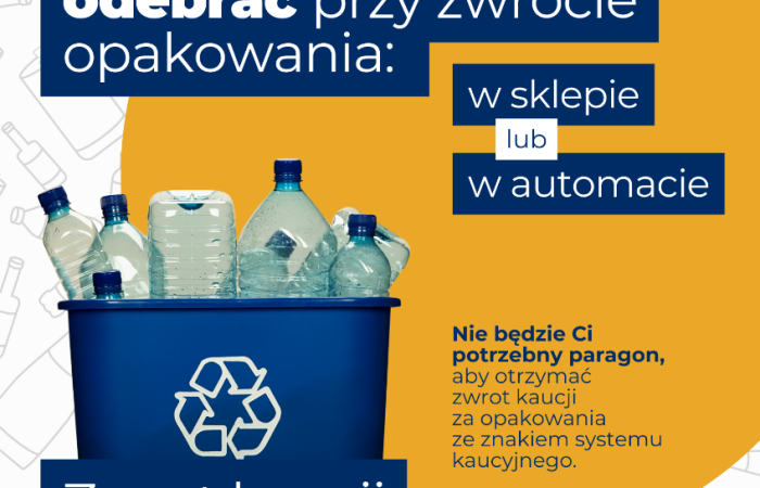 Plakat 3 system kaucyjny ZWROT rozmiar A2 wersja png