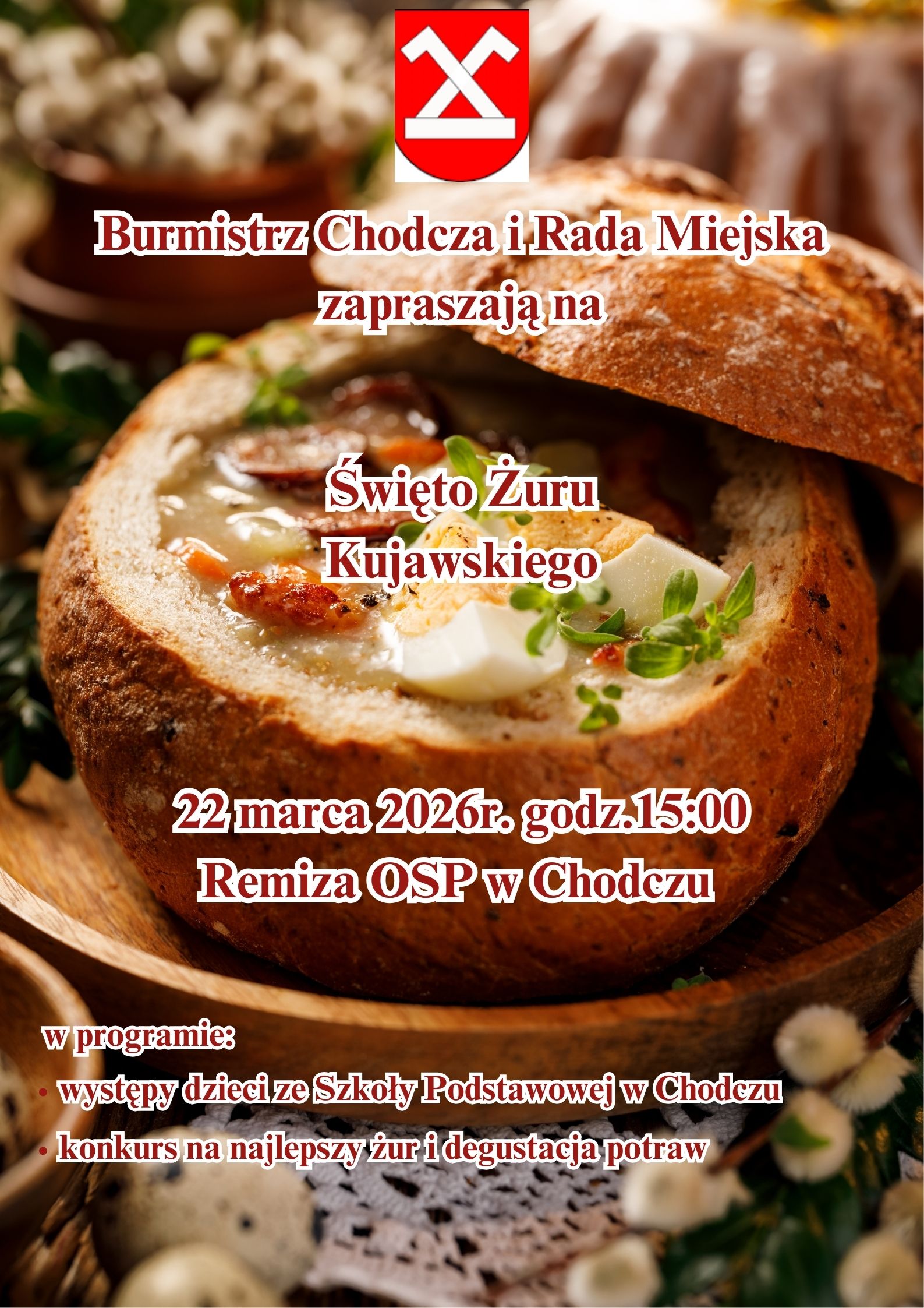 Burmistrz Chodcza i Rada Miejska zapraszają na imprezę plenerową